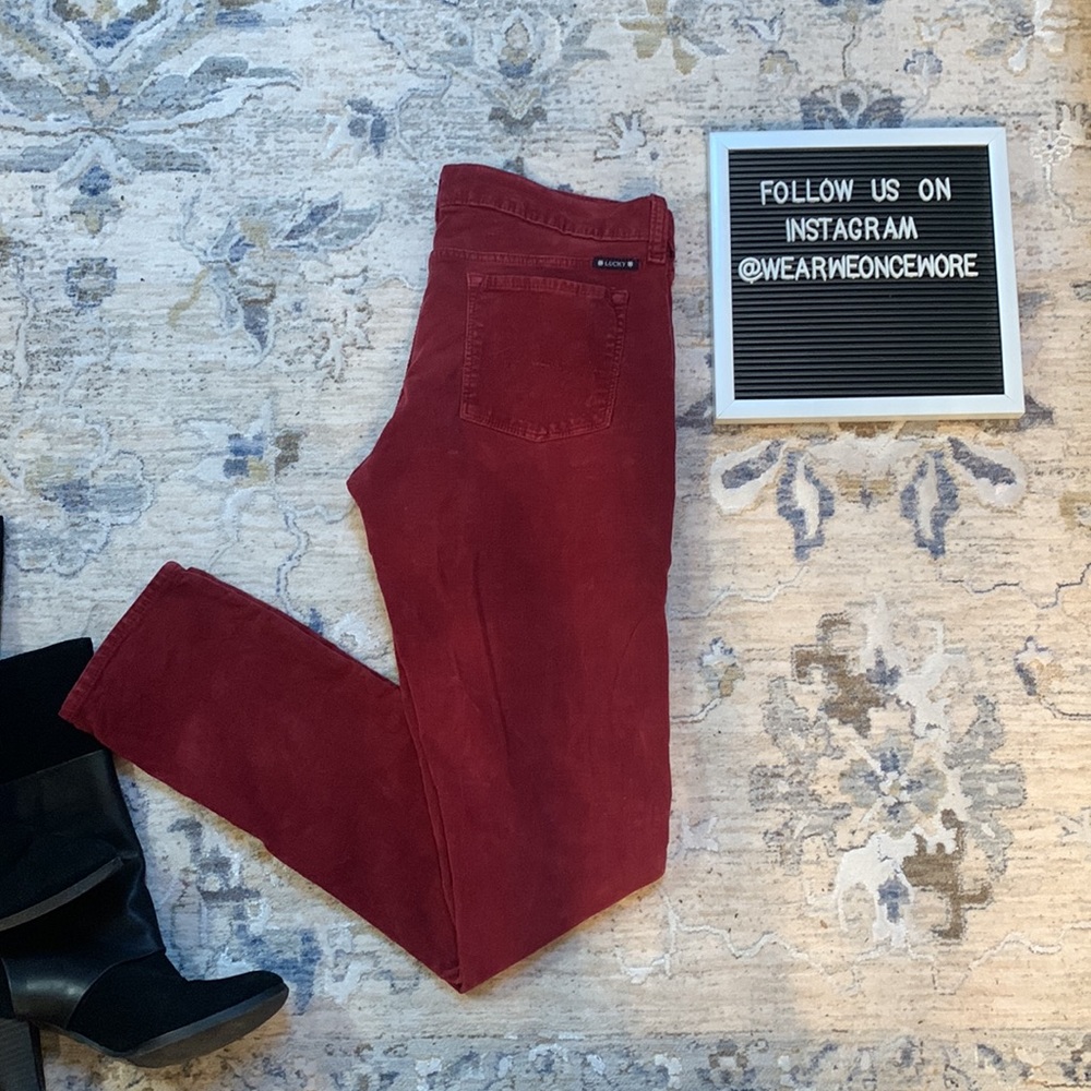 Lucky Brand Zoe Skinny Corduroy Jeans